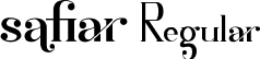 Safiar Regular font - Safiar-51aBa.ttf