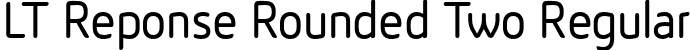 LT Reponse Rounded Two Regular font - LTReponse Rounded Two.otf