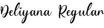 Deliyana Regular font - Deliyana-qZK46.otf