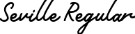 Seville Regular font - Seville-Regular.ttf