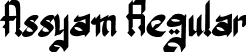 Assyam Regular font - Assyam-Regular.otf