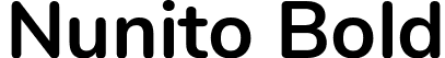 Nunito Bold font - Nunito-Bold.ttf