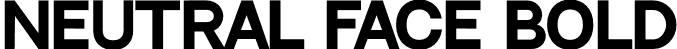 Neutral Face Bold font - NeutralFace-Bold.otf