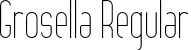 Grosella Regular font - Grosella-SVG.otf