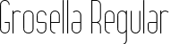 Grosella Regular font - Grosella-SVG.ttf