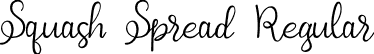 Squash Spread Regular font - Squash-Spread-free-for-personal-use.ttf