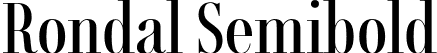 Rondal Semibold font - rondalsemibold-vmz5z.otf