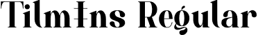 Tilm‡ns Regular font - tilmans.otf