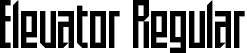 Elevator Regular font - elevator.otf