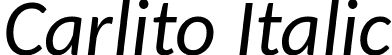 Carlito Italic font - Carlito-Italic.ttf