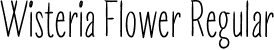 Wisteria Flower Regular font - Wisteria Flower.otf