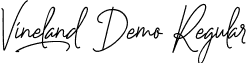 Vineland Demo Regular font - VinelandDemoRegular.ttf