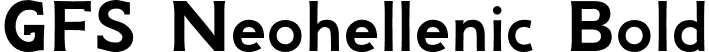 GFS Neohellenic Bold font - GFSNeohellenicBold.otf