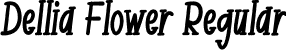 Dellia Flower Regular font - Dellia Flower.otf