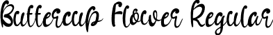 Buttercup Flower Regular font - Buttercup Flower.otf