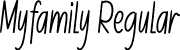 Myfamily Regular font - Myfamily.otf