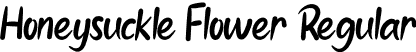 Honeysuckle Flower Regular font - Honeysuckle Flower.otf