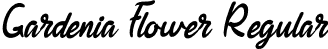 Gardenia Flower Regular font - Gardenia Flower.otf