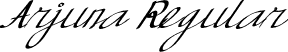 Arjuna Regular font - Arjuna.otf