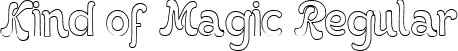 Kind of Magic Regular font - KindofMagic-Outlined.ttf