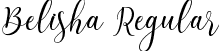 Belisha Regular font - Belisha.ttf