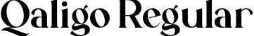 Qaligo Regular font - qaligoregular-vmxp7.otf