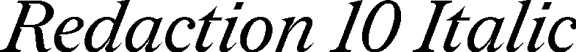 Redaction 10 Italic font - Redaction10-Italic.otf