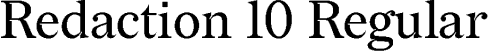 Redaction 10 Regular font - Redaction10-Regular.otf