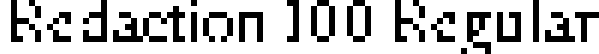 Redaction 100 Regular font - Redaction100-Regular.otf