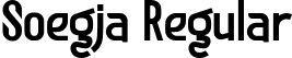 Soegja Regular font - soegjaregular-4b40p.ttf