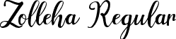 Zolleha Regular font - zolleha-x3elo.ttf