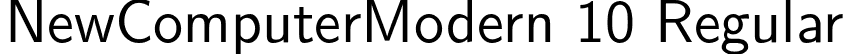 NewComputerModern 10 Regular font - NewCMSans10-Regular.otf