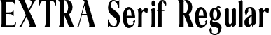 EXTRA Serif Regular font - extraserif-regular.otf