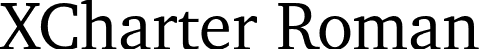 XCharter Roman font - xcharter-roman.otf