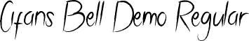 Cifans Bell Demo Regular font - CifansBellDemo-WyWlO.ttf