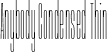 Anybody Condensed Thin font - Anybody-CondensedThin.ttf