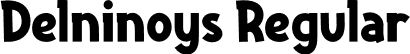 Delninoys Regular font - delninoys.otf