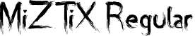 MiZTiX Regular font - miztix.otf