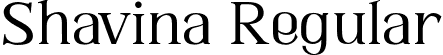 Shavina Regular font - Shavyna.otf