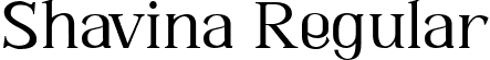 Shavina Regular font - Shavyna.ttf