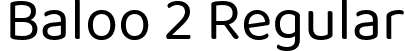 Baloo 2 Regular font - baloo2-regular.ttf