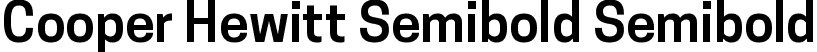 Cooper Hewitt Semibold Semibold font - CooperHewitt-Semibold.ttf