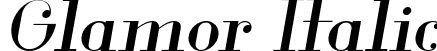 Glamor Italic font - GlamorItalic-p7ZXy.ttf