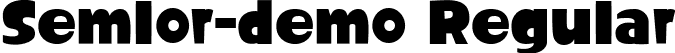 Semlor-demo Regular font - SemlorDemo-gxE6P.ttf