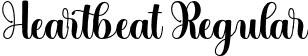 Heartbeat Regular font - Heartbeat.otf