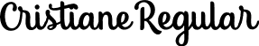 Cristiane Regular font - Cristiane.ttf