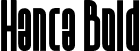 Hanca Bold font - hanca-bold.otf