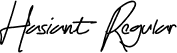 Hasiant Regular font - hasiant-ovvga.otf