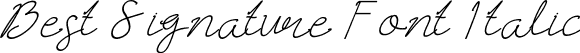 Best Signature Font Italic font - Best-Signature-Font-Italic-1.otf