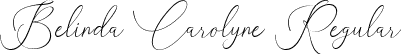 Belinda Carolyne Regular font - Belinda Carolyne TTF.ttf